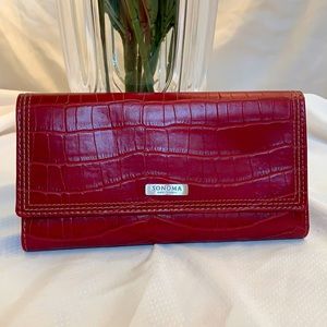 Red Leather Wallet